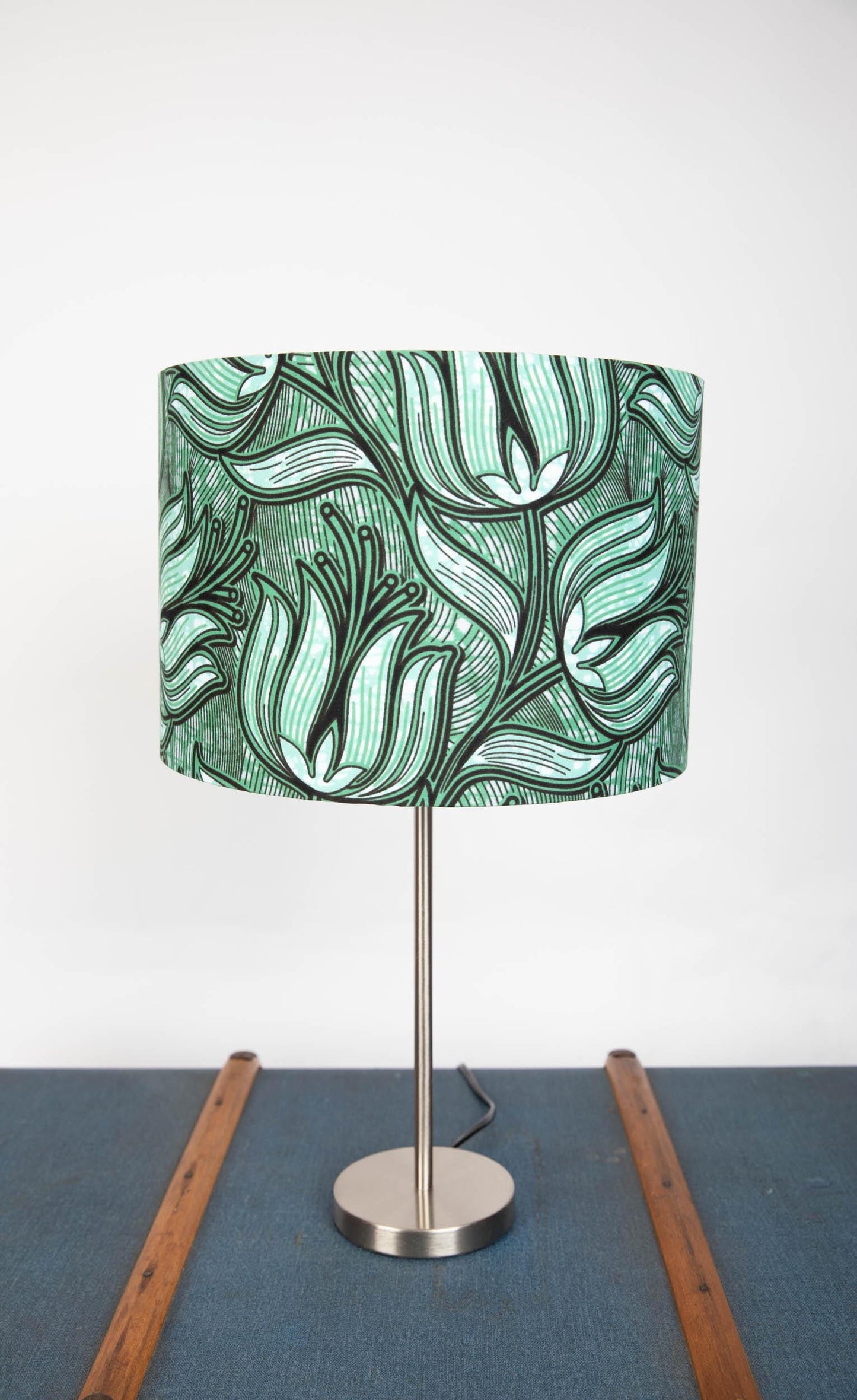 African Print Lampshade 15-45cm - Green