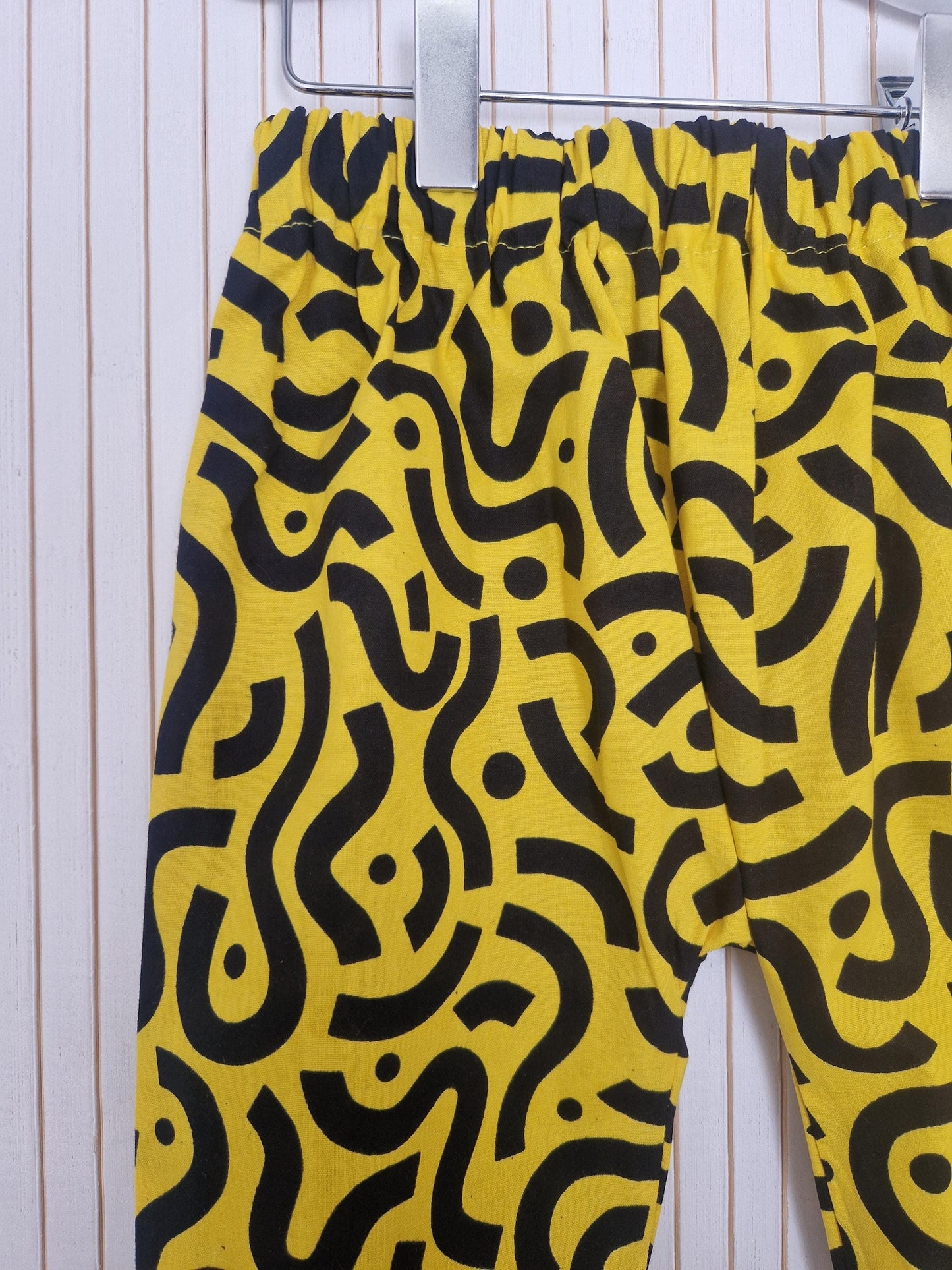 Baby/Toddler Trousers African Print Ankara - Lemonade