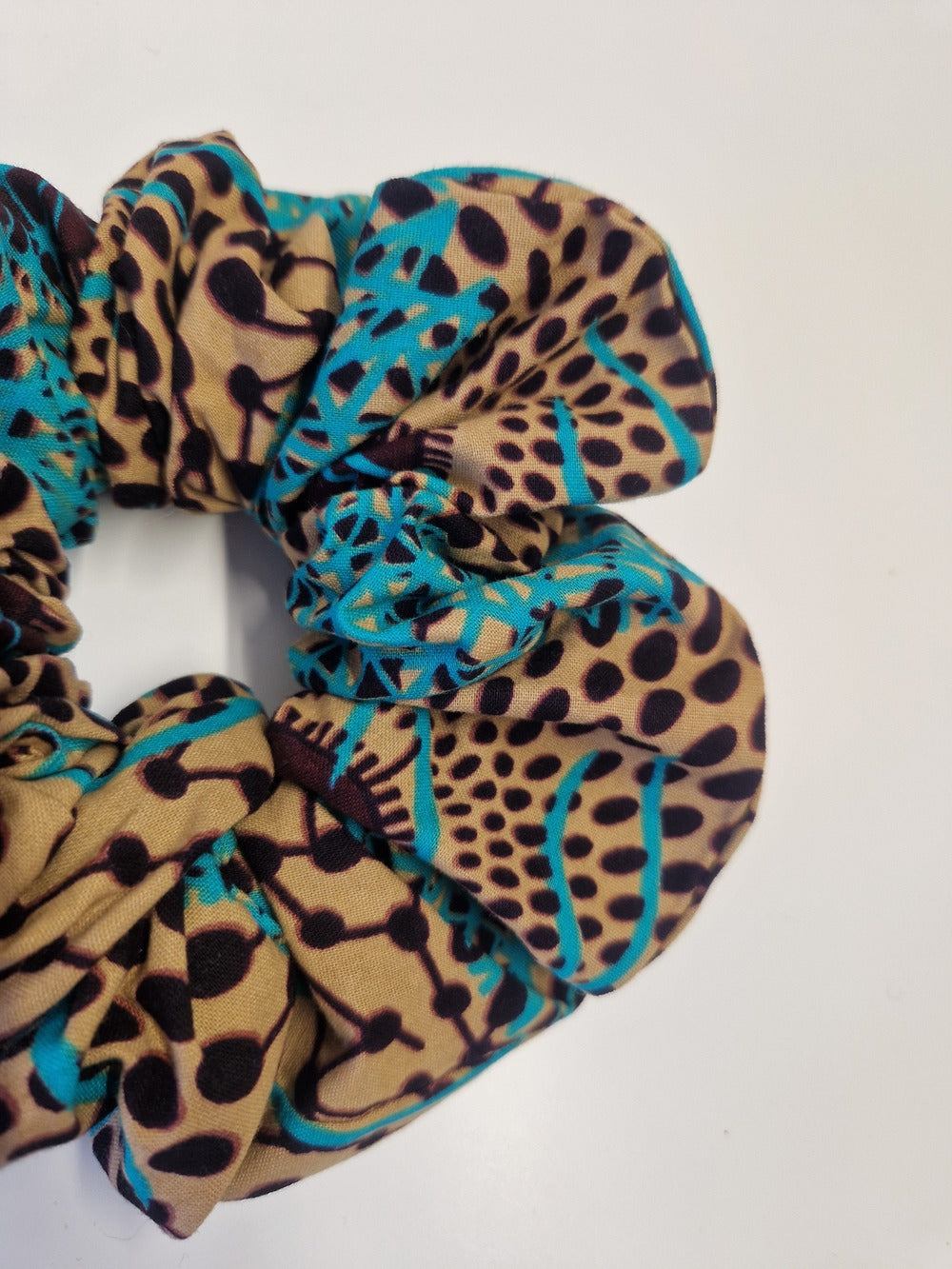 Large African Print Hair Scrunchie - Assorted Colours