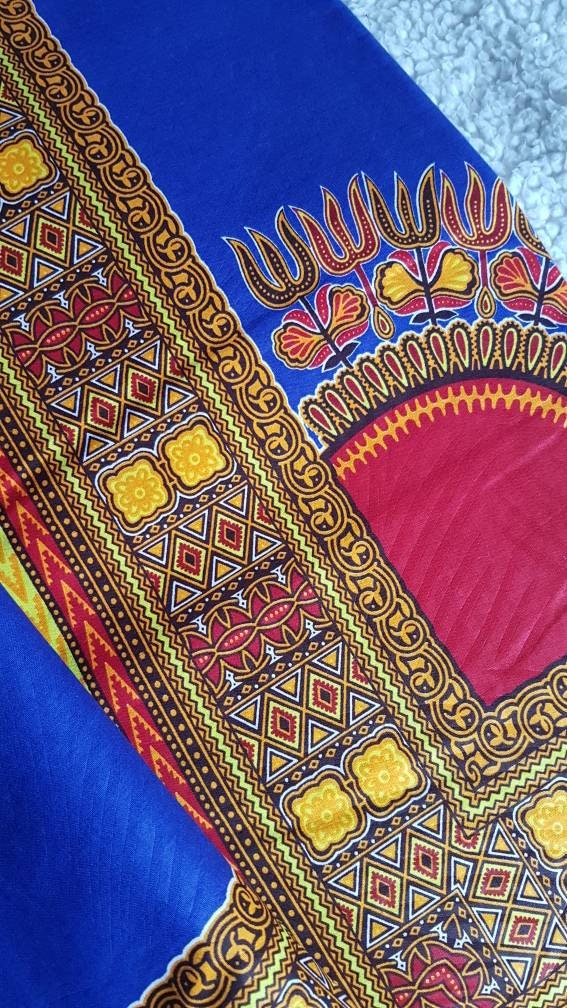 Dashiki African Print Baby Girl Skirt & Matching Headwrap (newborn - 3 years)
