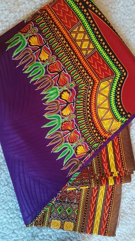 Dashiki African Print Baby Girl Skirt & Matching Headwrap (newborn - 3 years)