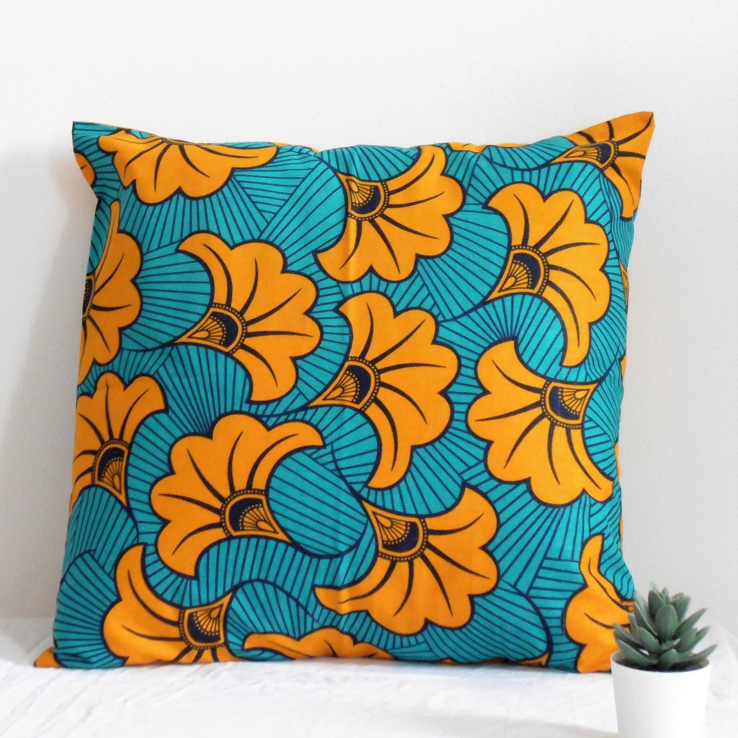 Envelope Style Cushion Cover - Teal