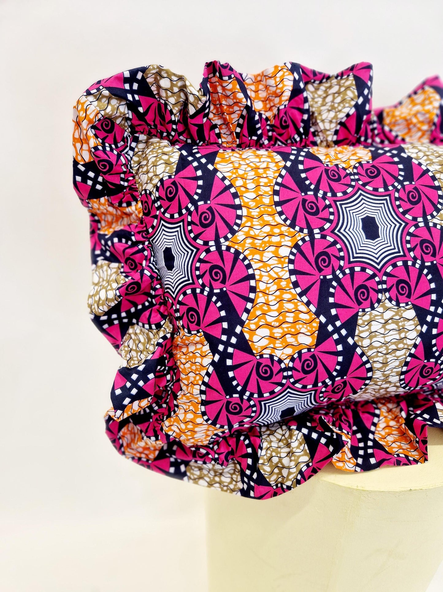 Statement Rectangle Ruffle Cushion - Assorted Patterns