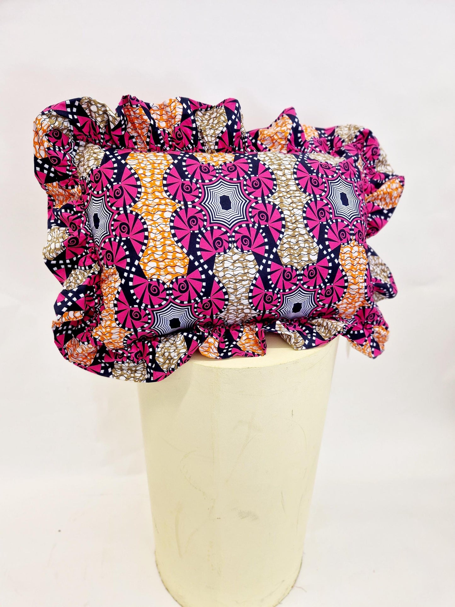 Statement Rectangle Ruffle Cushion - Assorted Patterns