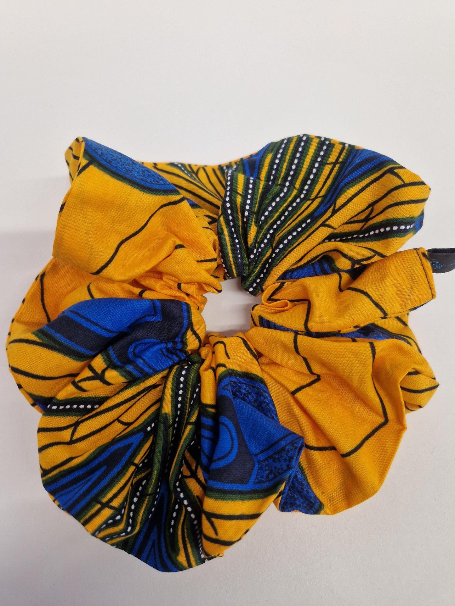 Large African Print Hair Scrunchie - Assorted Colours