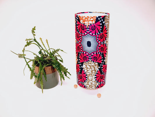African Print Table Lamp - Exotic Splash