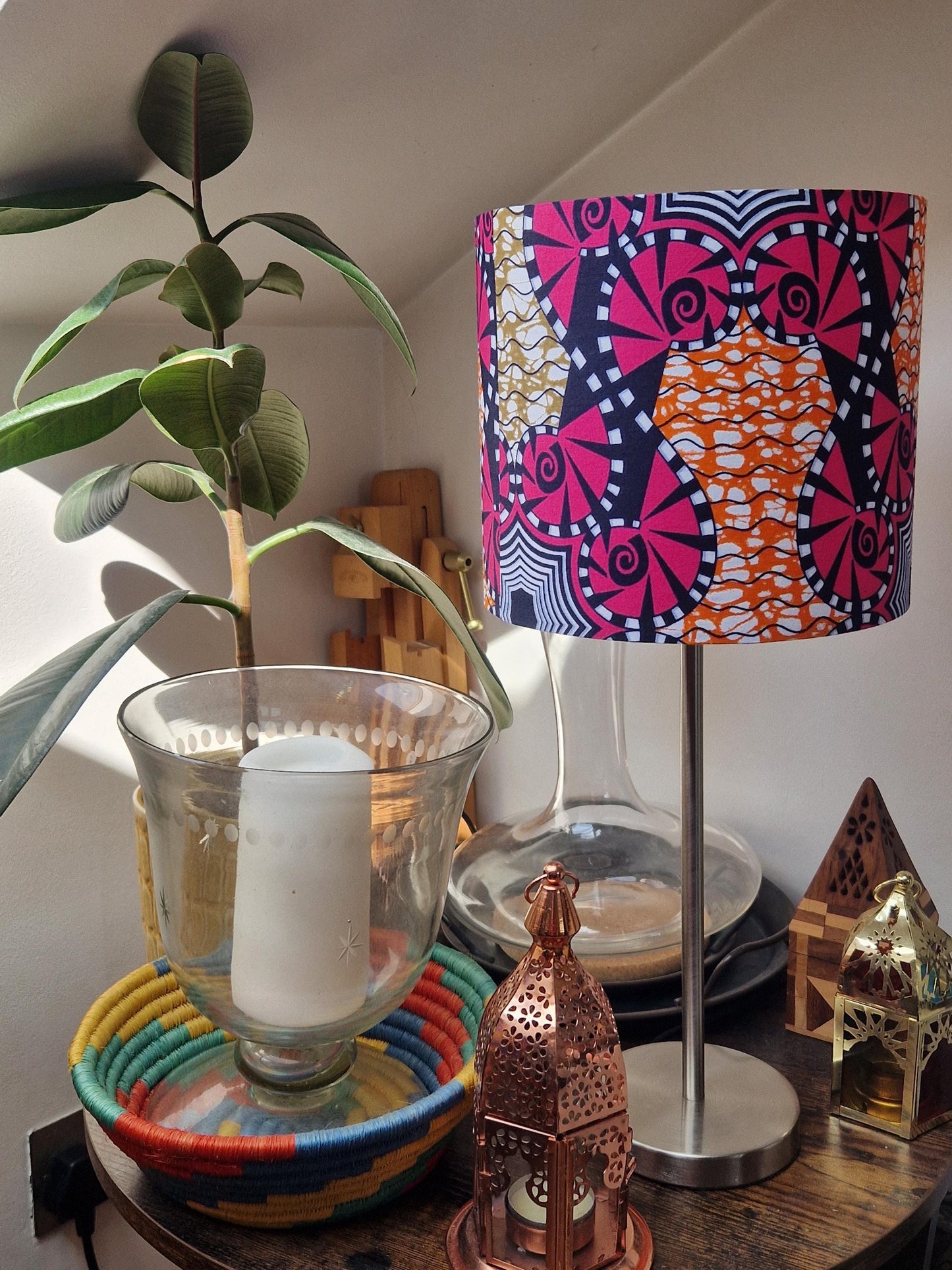 African Print Lampshade 15-45cm - Exotic Splash
