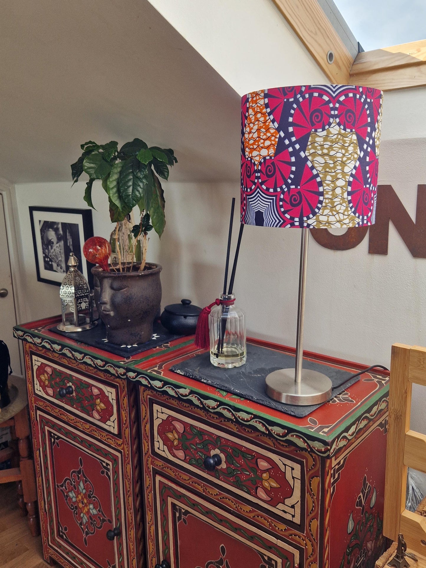 African Print Lampshade 15-45cm - Exotic Splash