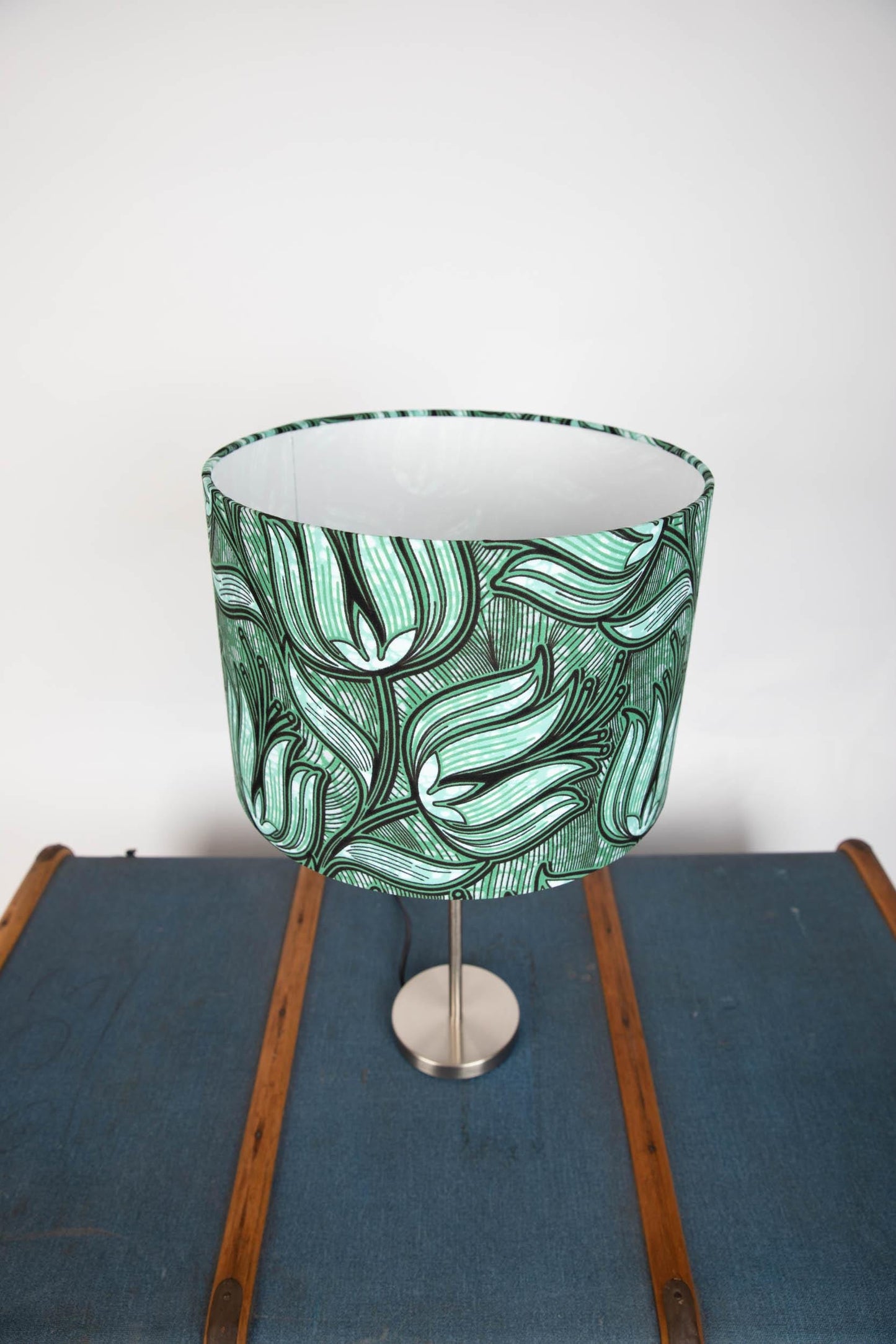 African Print Lampshade 15-45cm - Green