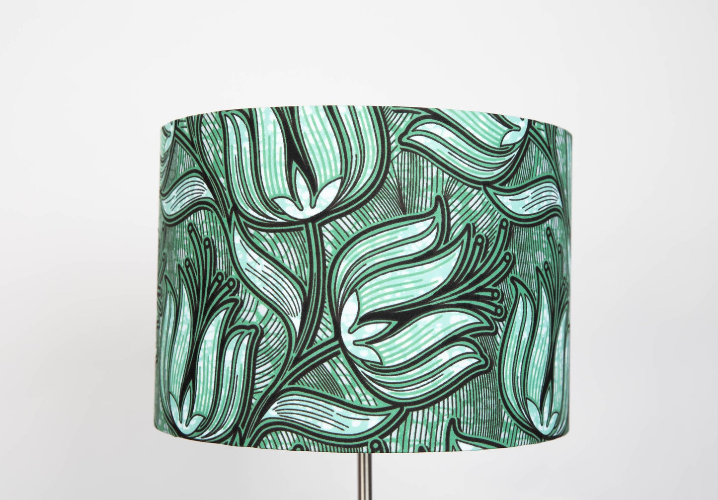 African Print Lampshade 15-45cm - Green