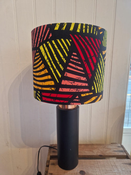African Print Lampshade 15-45cm - Stripes