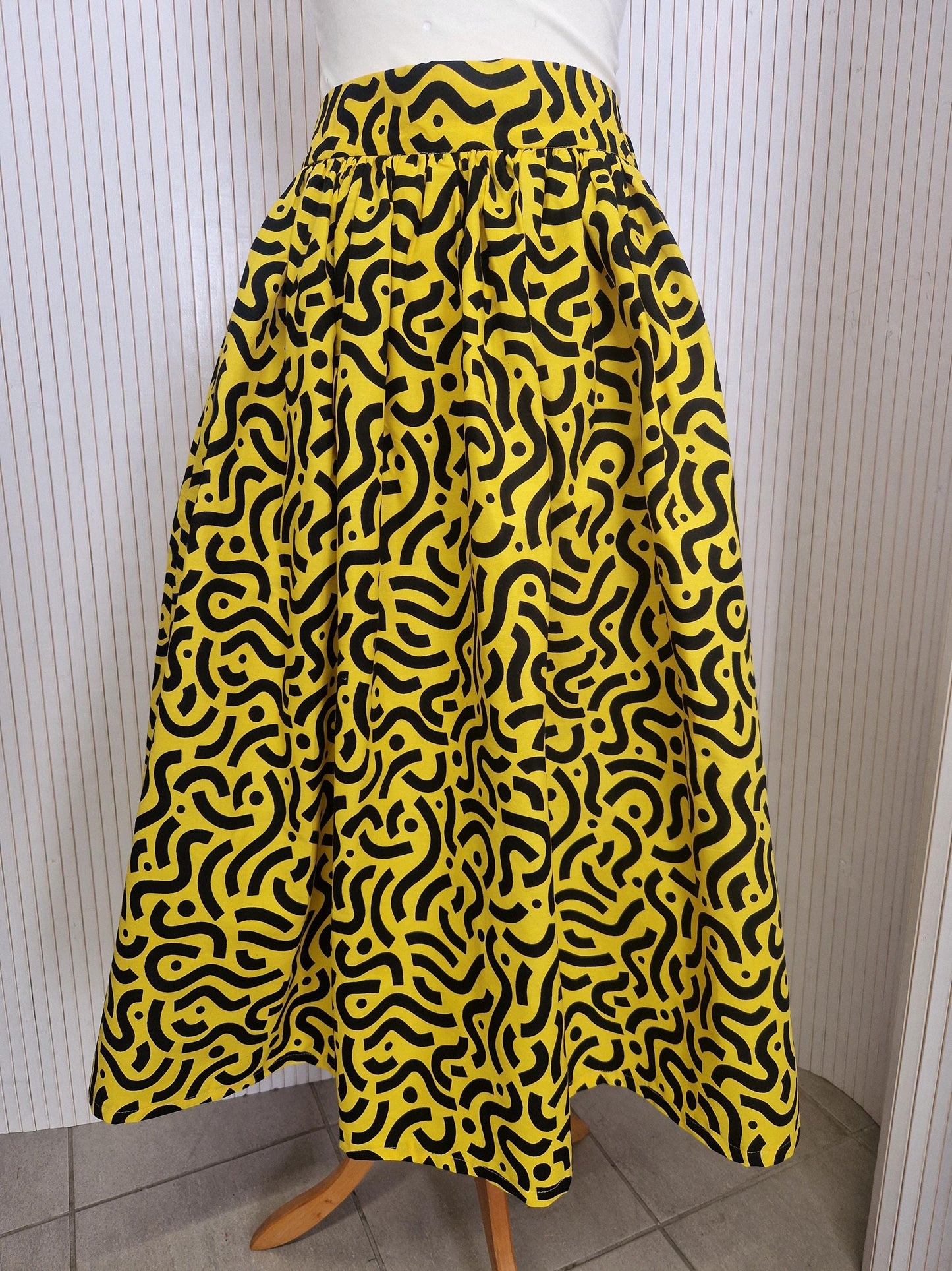 African Print Skirt - Lemonade