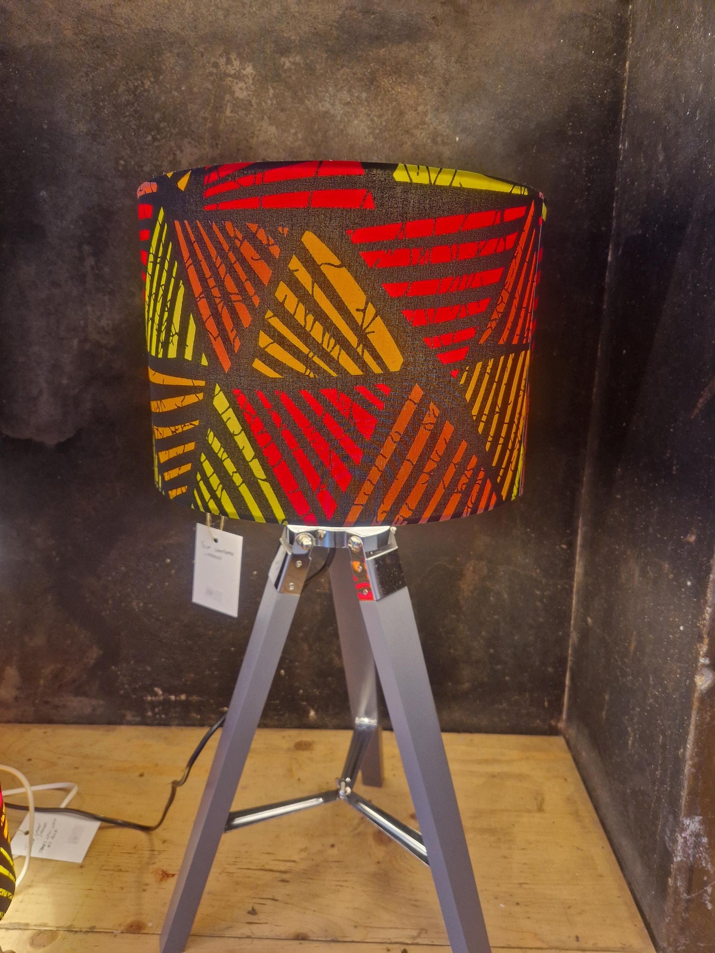 African Print Lampshade 15-45cm - Stripes