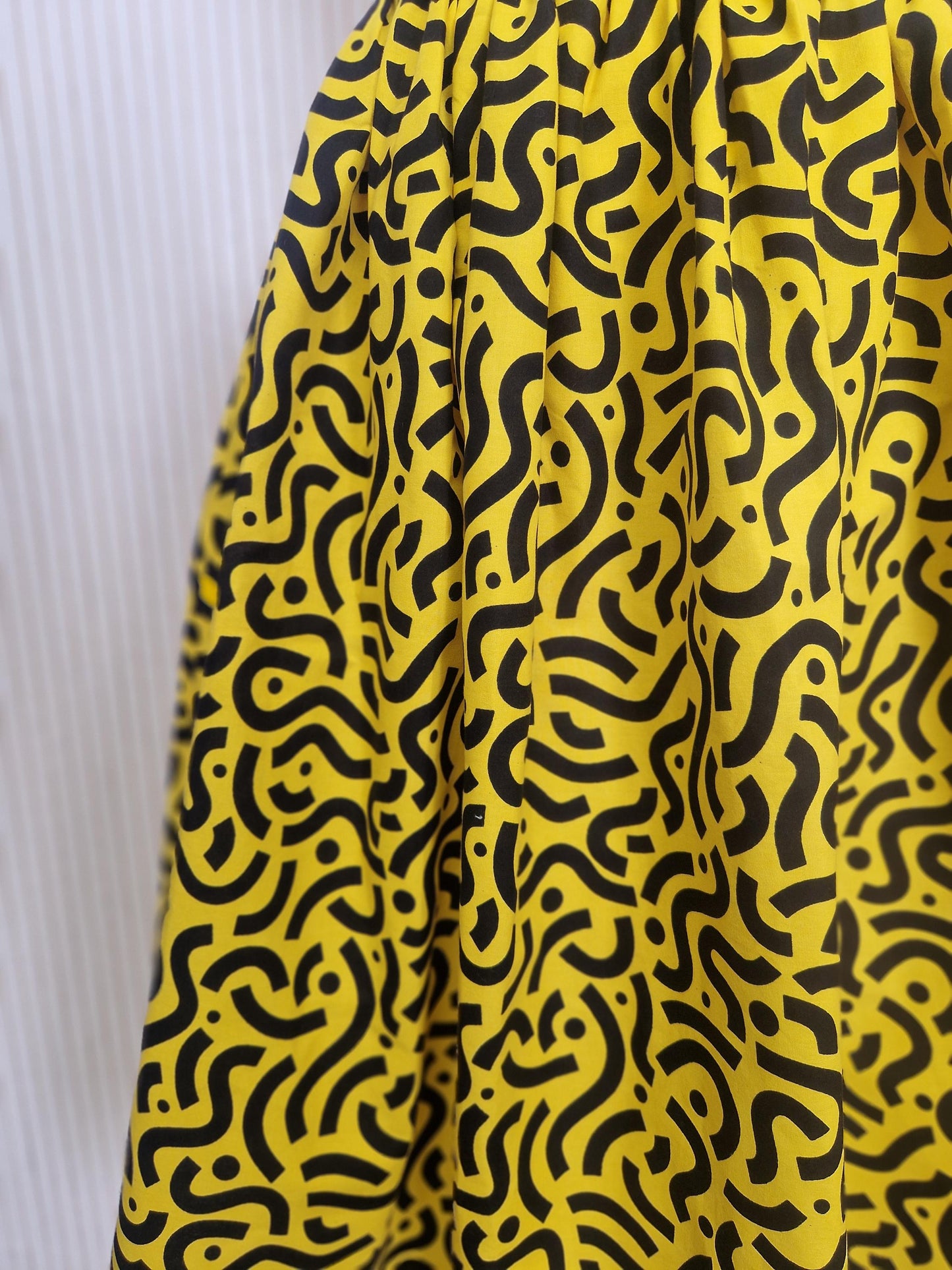 African Print Skirt - Lemonade