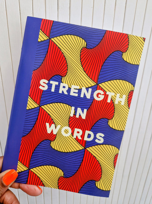 'Strength In Words' A5 Lined Notebook