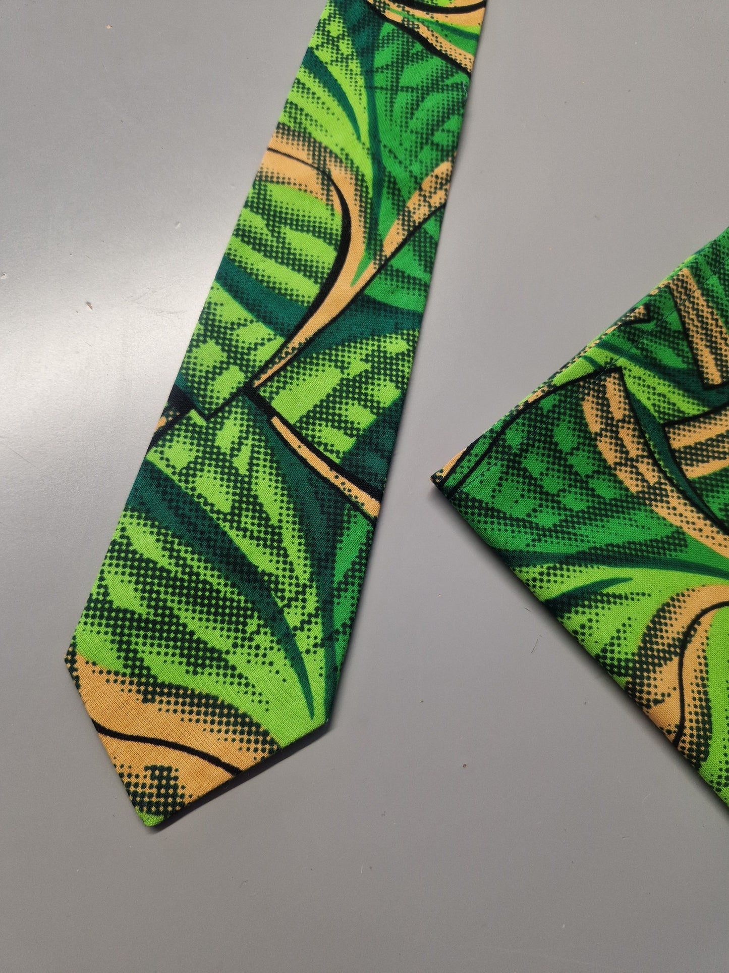 African Print Tie Gift Set - Assorted Colours