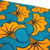 African Print Table Runner and Napkins Set - Teal - Image 4