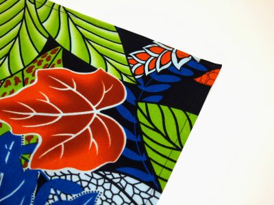 African Print Table Runner and Napkins Set - Autumn Leaf