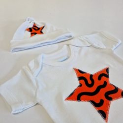 baby vest and matching hat