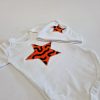 Baby Gift Set - Vest and Hat -  White, Orange - Image 2