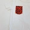 Kids Applique Pocket T-shirt - Black or White - Image 6