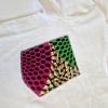 Kids Applique Pocket T-shirt - Black or White - Image 3