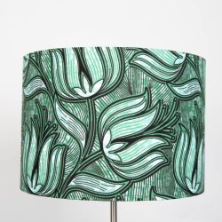 Green leaf style lampshade