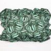 Statement Rectangle Ruffle Cushion - Green - Image 2