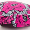 Statement Square Ruffle Cushion - Pink Grey - Image 5