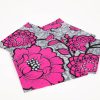 African Print Table Runner and Napkins Set - Pink Grey - Image 4